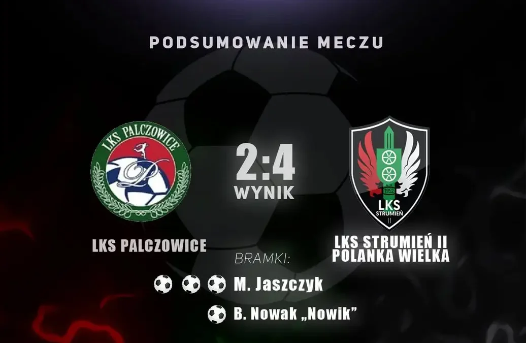LKS Strumień Polanka Wielka kończy sezon zwycięstwem nad LKS Palczowice 4:2
