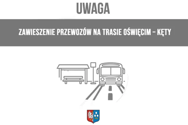 Zawieszenie przewozów na trasie Oświęcim-Kęty – mieszkańcy bez ważnego połączenia