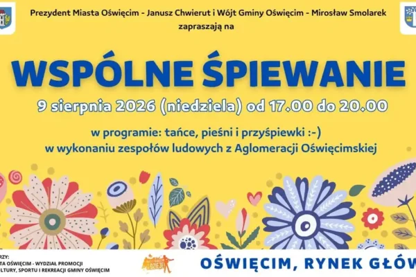 Wspólne Śpiewanie na oświęcimskim rynku już 9 sierpnia