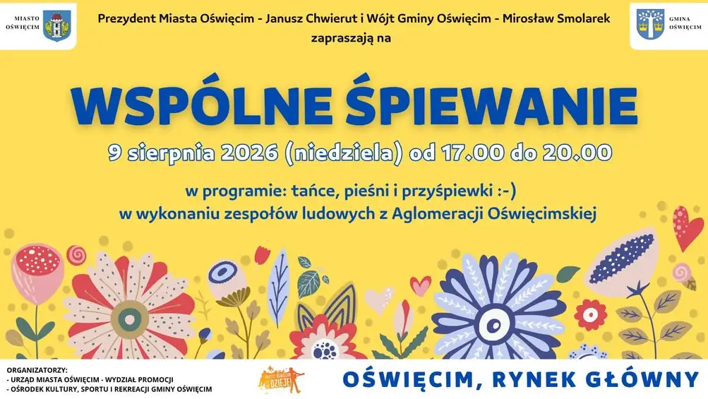Wspólne Śpiewanie na oświęcimskim rynku już 9 sierpnia
