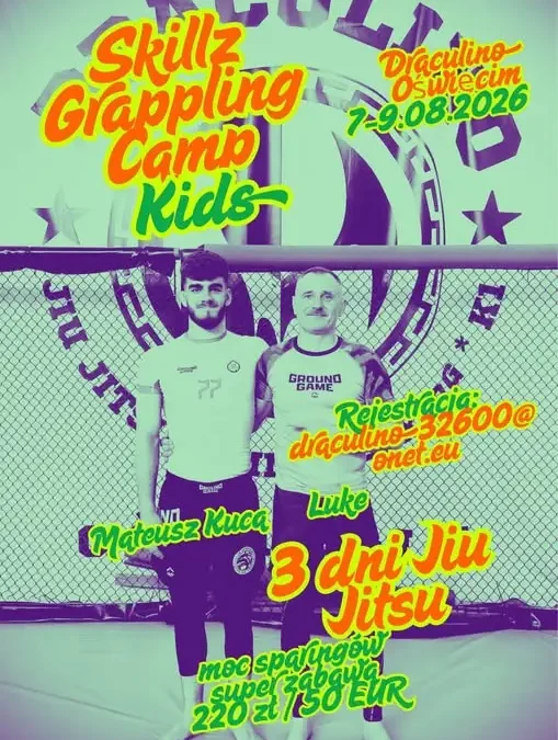 Camp sparingowy BJJ dla dzieci i młodzieży w Oświęcimiu – 7-9 sierpnia