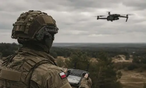 Szkolenie z dronami 112 Batalionu Lekkiej Piechoty w Oświęcimiu w weekend