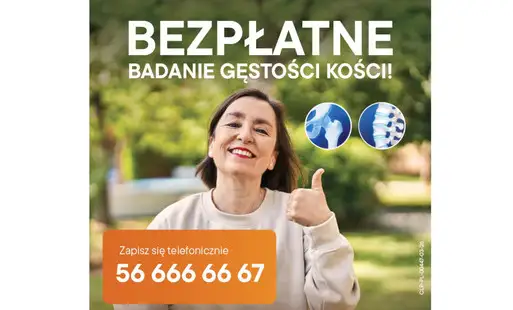 Bezpłatne badanie gęstości kości w Kętach – osteobus zaparkuje przy Sobieskiego