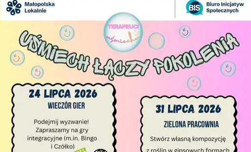 Wydłużono termin zapisów na bezpłatne warsztaty „Uśmiech łączy Pokolenia” w Kętach