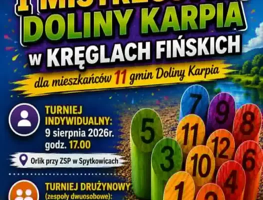 I Turniej o Mistrzostwo Doliny Karpia w kręglach fińskich – zapisy ruszają