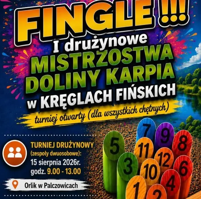 Pierwsze Drużynowe Mistrzostwa Doliny Karpia w kręglach fińskich już w sobotę