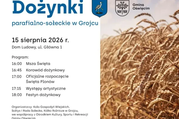 Dożynki parafialno-sołeckie w Grojcu – 15 sierpnia 2026