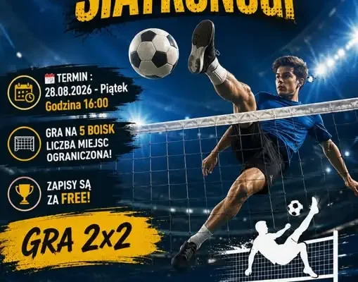 Turniej siatkonogi 2×2 w Piotrowicach – zapisy trwają!