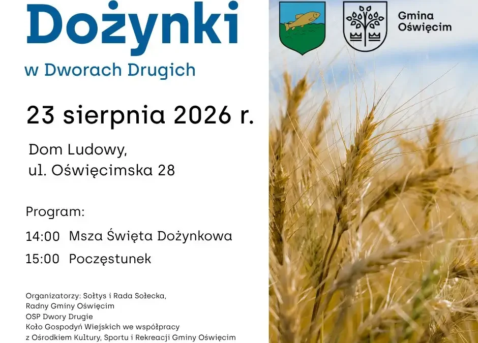 Dożynki w Dworach Drugich – podziękowania za plony i wspólne świętowanie