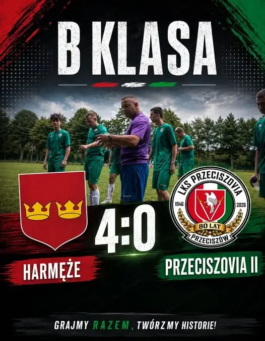 Rezerwy Przeciszovii przegrywają inaugurację w B klasie