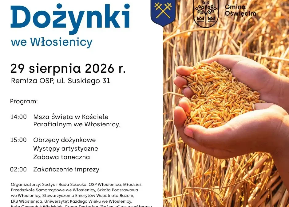 Dożynki we Włosienicy: Święto Plonów 29 Sierpnia