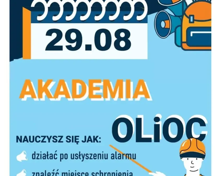 Trening reagowania na sygnały alarmowe podczas dożynek w Pławach i Włosienicy