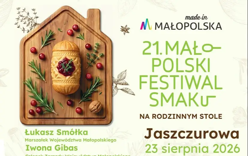 21. Małopolski Festiwal Smaku w Jaszczurowej – rodzinne święto kulinariów