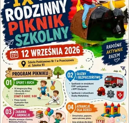 Piknik Rodzinny i Bieg Uliczny w Przeciszowie – zapisy do 11 września