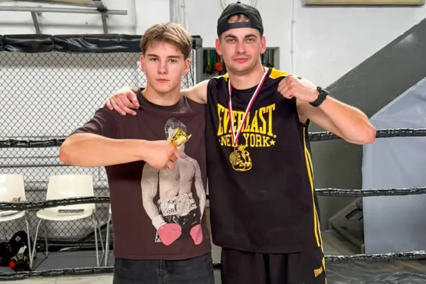 Paweł Piekorz z KS Łamator Racibórz triumfuje na Fanga Challenge Boks w Oświęcimiu