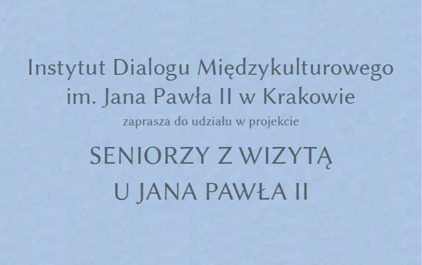 Seniorzy z wizytą u Jana Pawła II – wyjątkowy projekt zwiedzania Centrum JP2 w Krakowie